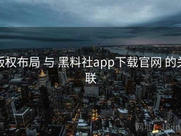 版权布局 与 黑料社app下载官网 的关联