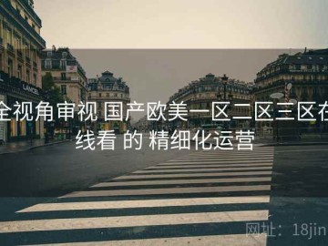 全视角审视 国产欧美一区二区三区在线看 的 精细化运营
