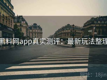 黑料网app真实测评：最新玩法整理