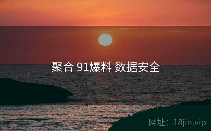 聚合 91爆料 数据安全 聚合 91爆料 数据安全