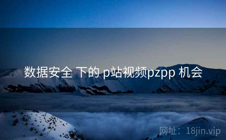 数据安全 下的 p站视频pzpp 机会