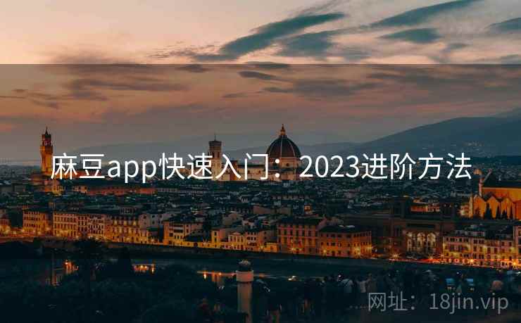 麻豆app快速入门：2023进阶方法
