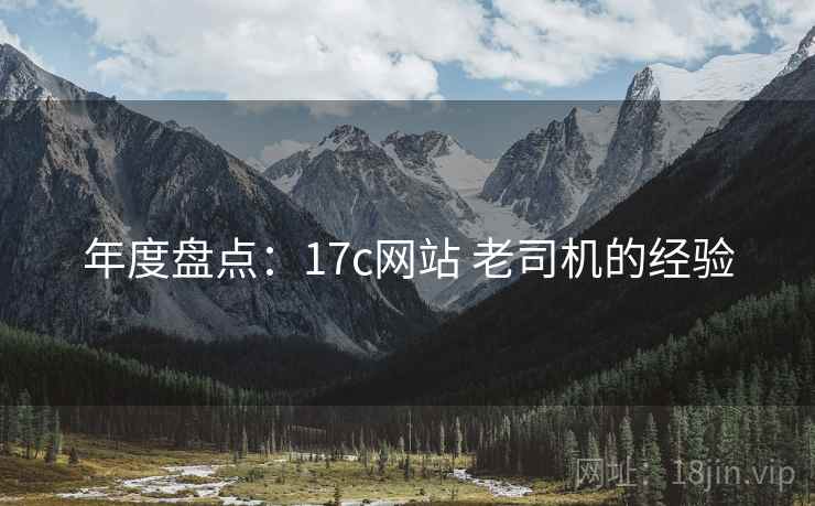 年度盘点：17c网站 老司机的经验