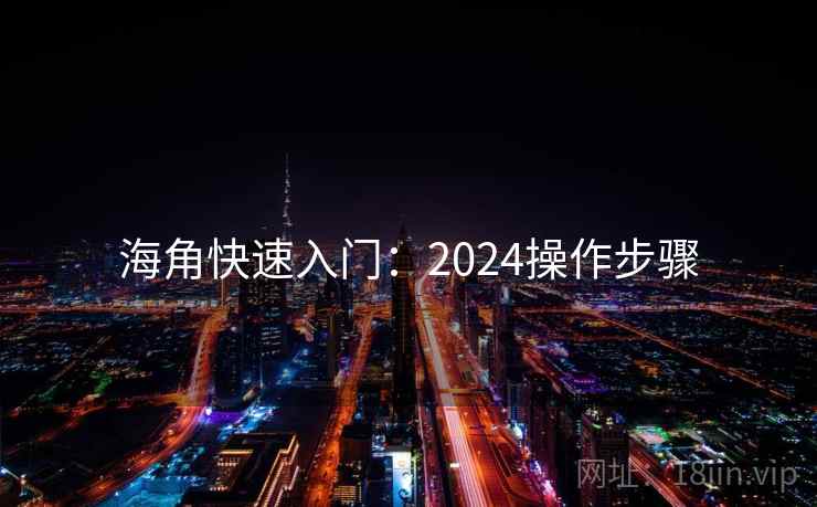 海角快速入门:2024操作步骤 海角快速入门:2024操作步骤